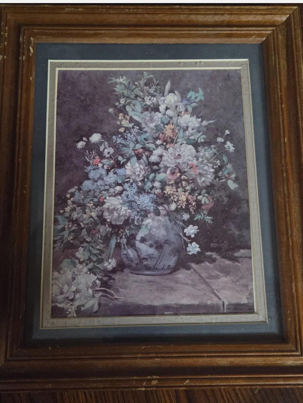 Pierre-Auguste Renoir painting - Spring Bouquet Framed Floral Bouquet Wall Art